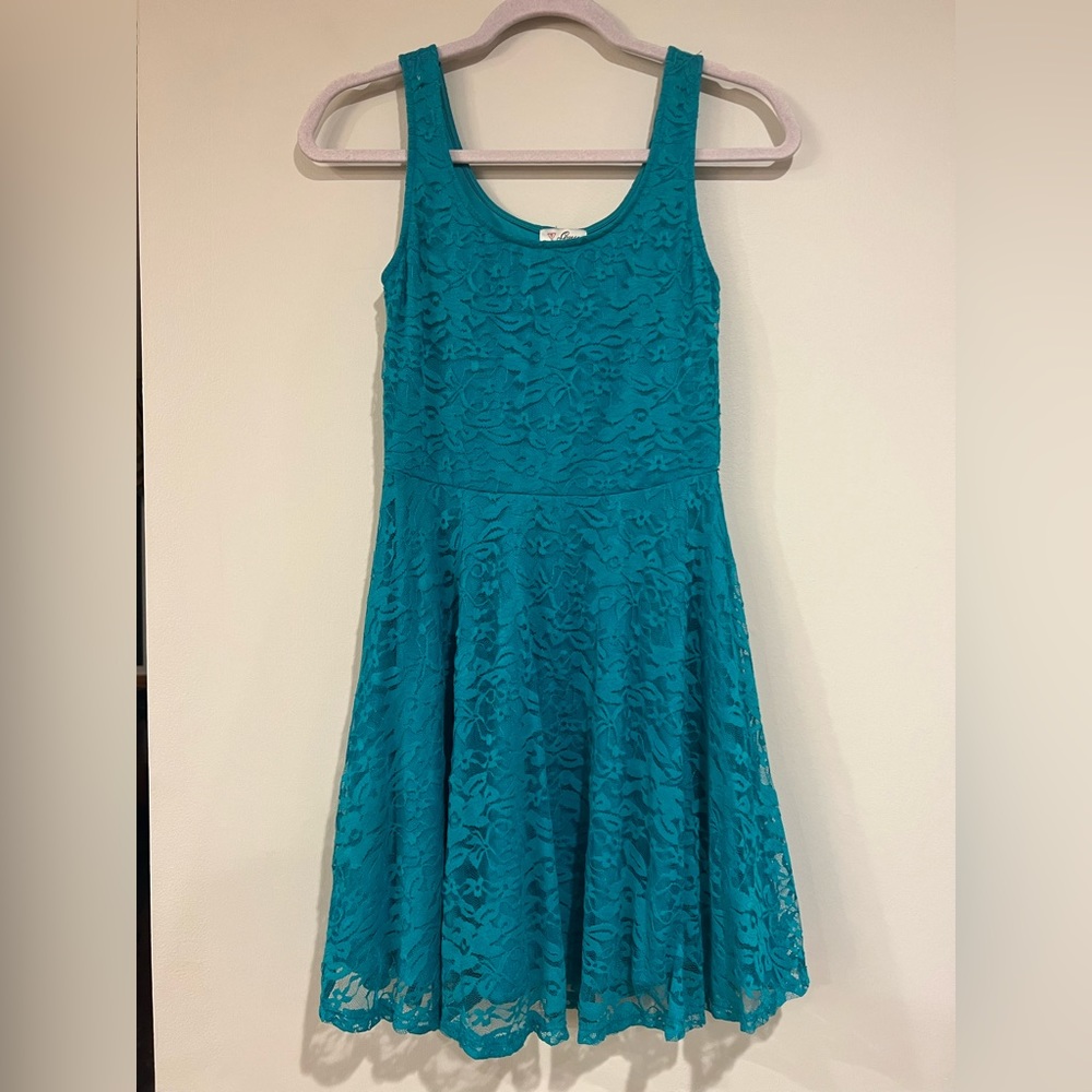 Turquoise Casual Dress